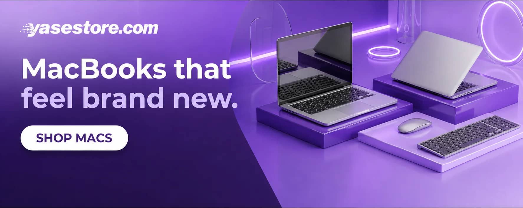 MacBooks that feel brand new. Shop MacBooks at YasEstore.