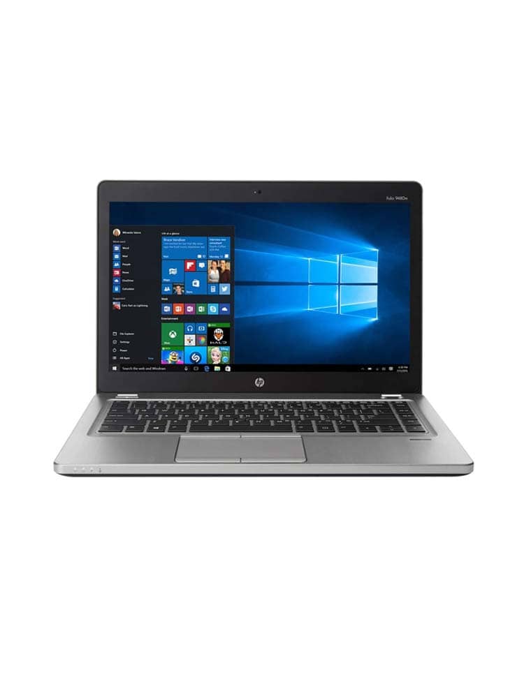 HP EliteBook Folio 9480m Intel Core i7 4310U 4th Generation 8GB DDR3L RAM 500GB 2.5 HDD SATA 14" Screen FHD Windows 10 Pro 64-Bit Laptop Silver (USED) - Renewed