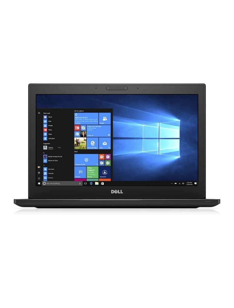 Dell Latitude 7280 Intel Core i5 6th,2.60Ghz, 8GB RAM, 256 SSD, 12.5 Inches, Windows 10 , ENG KB, BLACK - Renewed