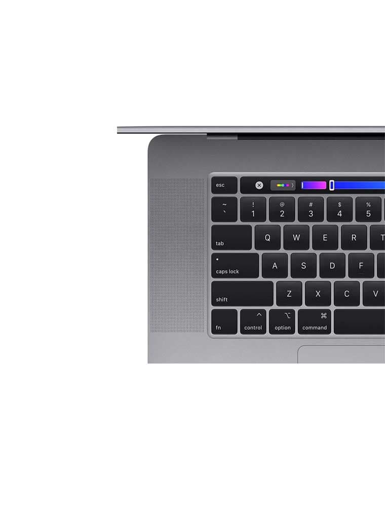 - Macbook Pro (2019) Touch Bar A2141 Laptop With 16-inch Display, Intel Core i9 Processor/8th Gen/32GB RAM/1TB SSD/4GB Radeon Pro 5500M Graphics English Space Grey - Renewed thumbnail 2
