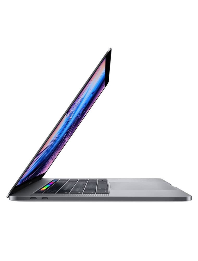 Apple Macbook Pro Laptop With Touch Bar And Touch ID, A1990(15-Inch,2019) Intel core i7, 16GB RAM, 500GB Flash Storage,4GB VGA ,Face Time HD Camera , ENG KB- Space Gray - Renewed thumbnail 2