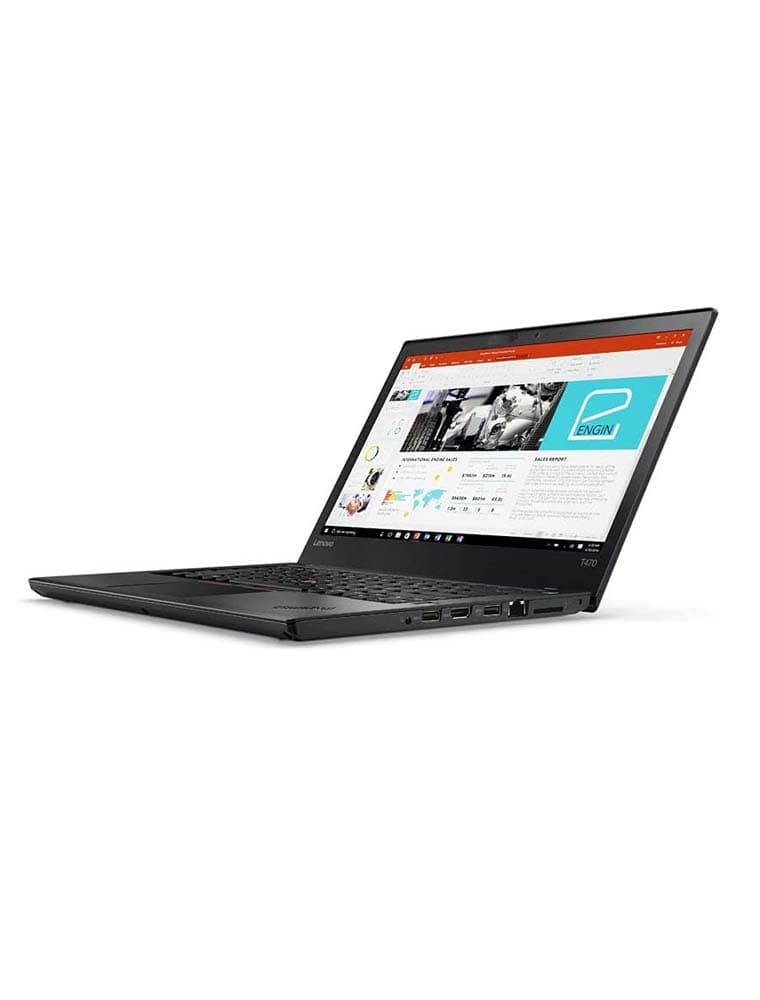 Lenovo ThinkPad T470s 14" FHD Business Laptop, Core i5-6th Gen 2.6GHz, 8GB RAM, 256GB SSD, CAM, Windows 10 Pro, (USED) - Renewed thumbnail 3