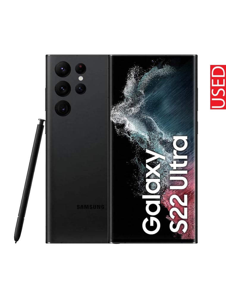 SAMSUNG Galaxy S22 Ultra Cell Phone, Factory Unlocked Android Smartphone, 256GB, Brightest Display Screen, S Pen, Long Battery Life (USED) - Renewed