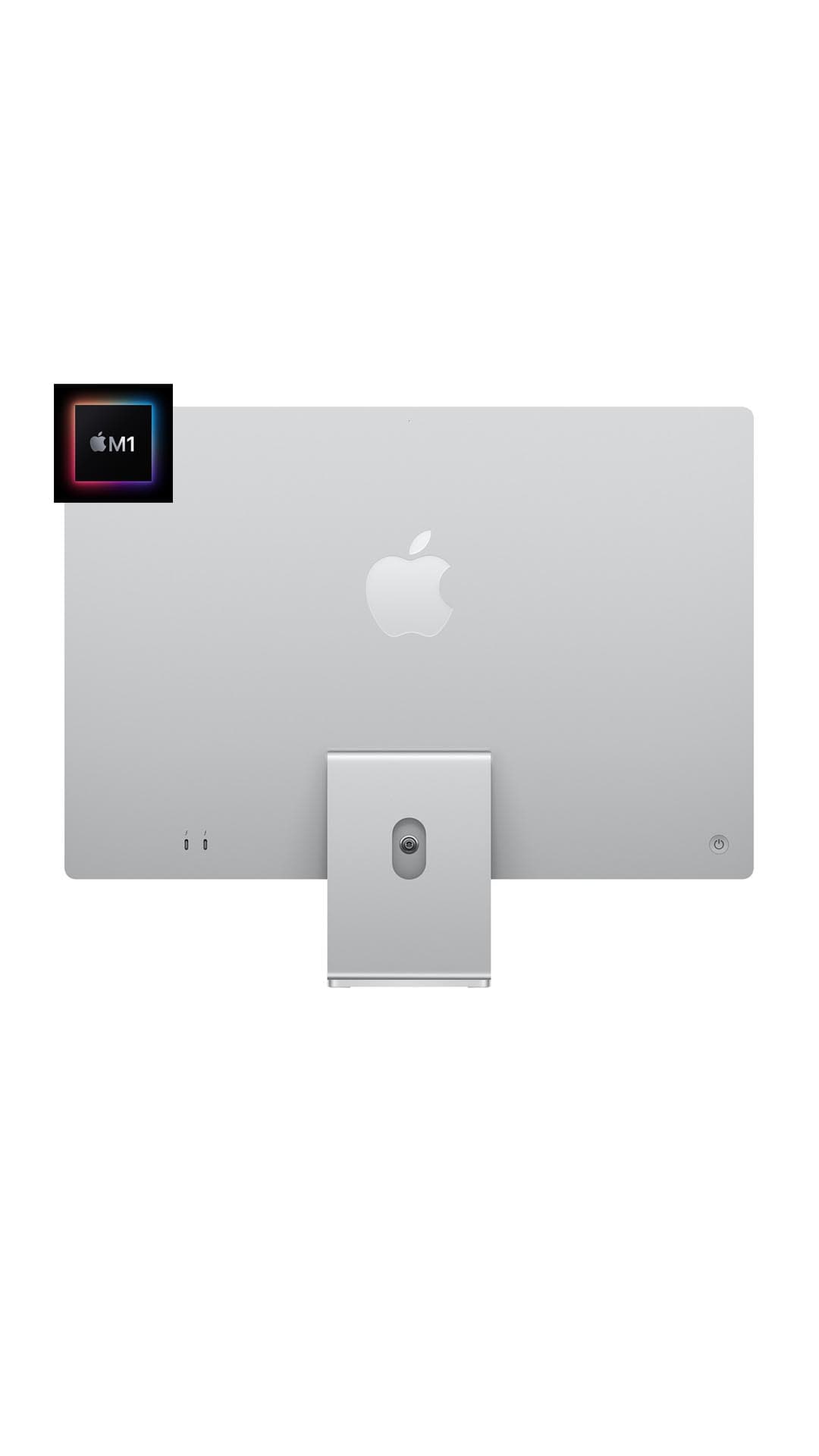 Apple 2021 iMac (24-inch, Apple M1 chip 16 GB RAM, 256GB) - Silver - Renewed thumbnail 2