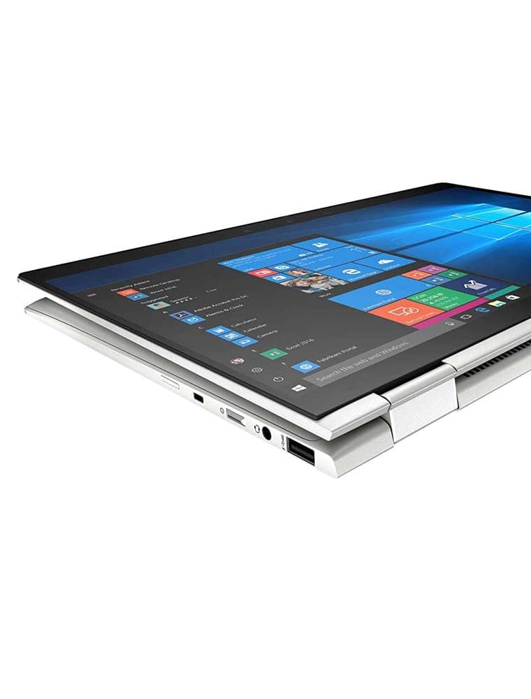 HP EliteBook 1030 G7 Laptop Touch | 13.3" 1920x1080 FHD | Core i7-10610U - 512 SSD Hard Drive - 16GB RAM | Win 10 Pro Silver - Renewed thumbnail 3