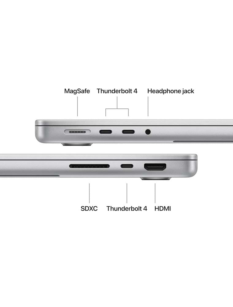 Apple 2025 MacBook Pro M5 chip with 10 core CPU 14.2-inch Laptop,10 core GPU: Built for Apple Intelligence, Liquid Retina XDR Display, 16GB Unified Memory, 512GB SSD Storage; Silver (Brand New) 1 year Apple Warranty thumbnail 3