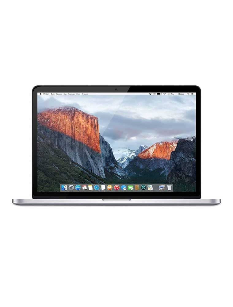 Apple MacBook Pro10,1 (A1398 Mid 2012) Core i7 2.6GHz 15 inch, 512GB SSD, RAM 16GB, 1.5GB VRAM, ENG KB Silver - Renewed