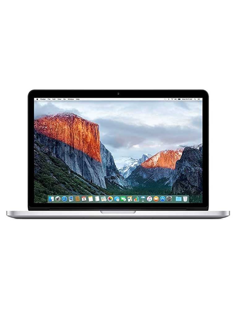 Apple MacBook Pro Laptop A1398(15-Inch, Late 2013) Intel core i7, 2GHz, 8GB RAM, 256GB SSD , 1.5GB VRAM, FaceTime HD Camera,ENG KB Silver - Renewed
