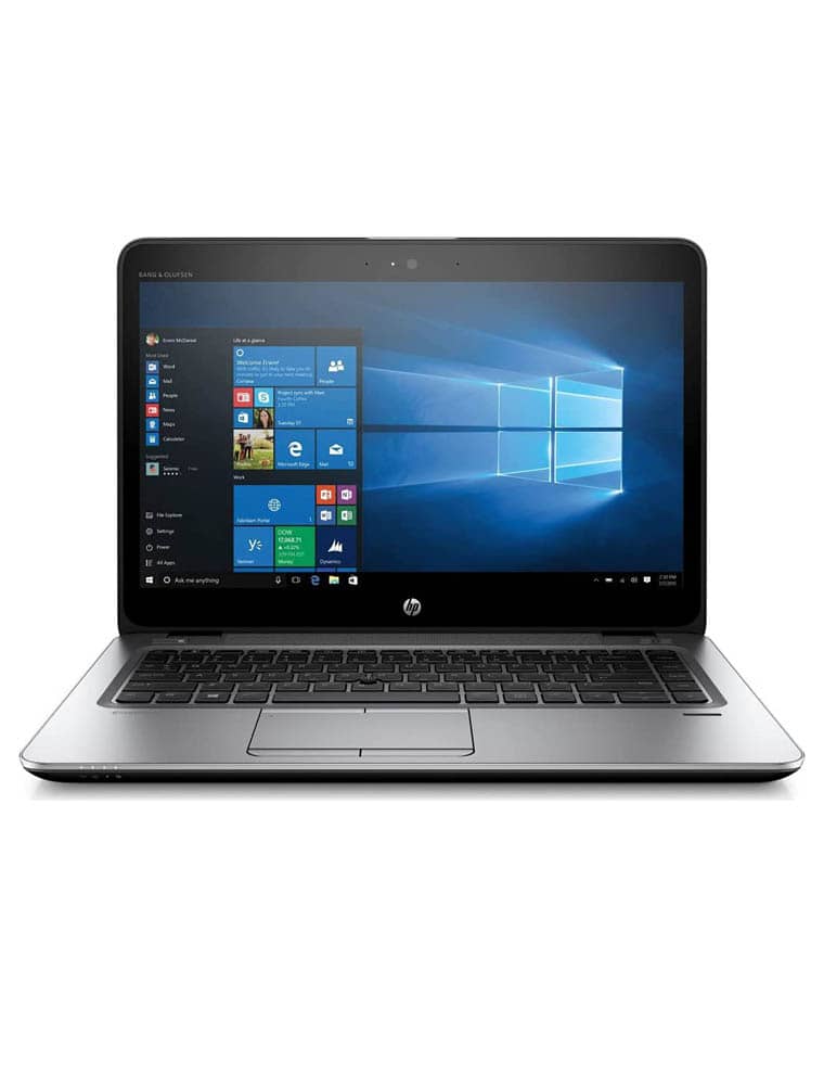HP EliteBook 840 G3 Intel Core i5 6th Generation 8GB DDR4 RAM 256GB SSD 14" Screen FHD Windows 10 Pro 64-Bit Silver Laptop With 15 days Yasestore golden warranty - Renewed