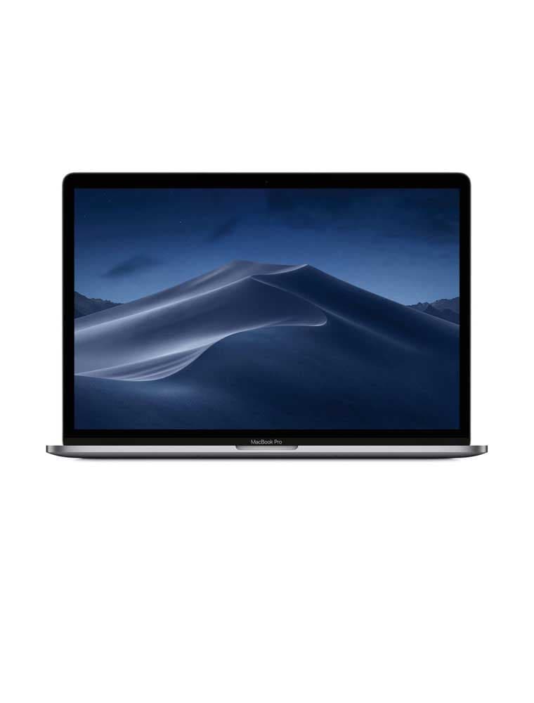 Apple Macbook Pro Laptop With Touch Bar And Touch ID, A1990(15-Inch,2019) Intel core i7, 16GB RAM, 500GB Flash Storage,4GB VGA ,Face Time HD Camera , ENG KB- Space Gray - Renewed