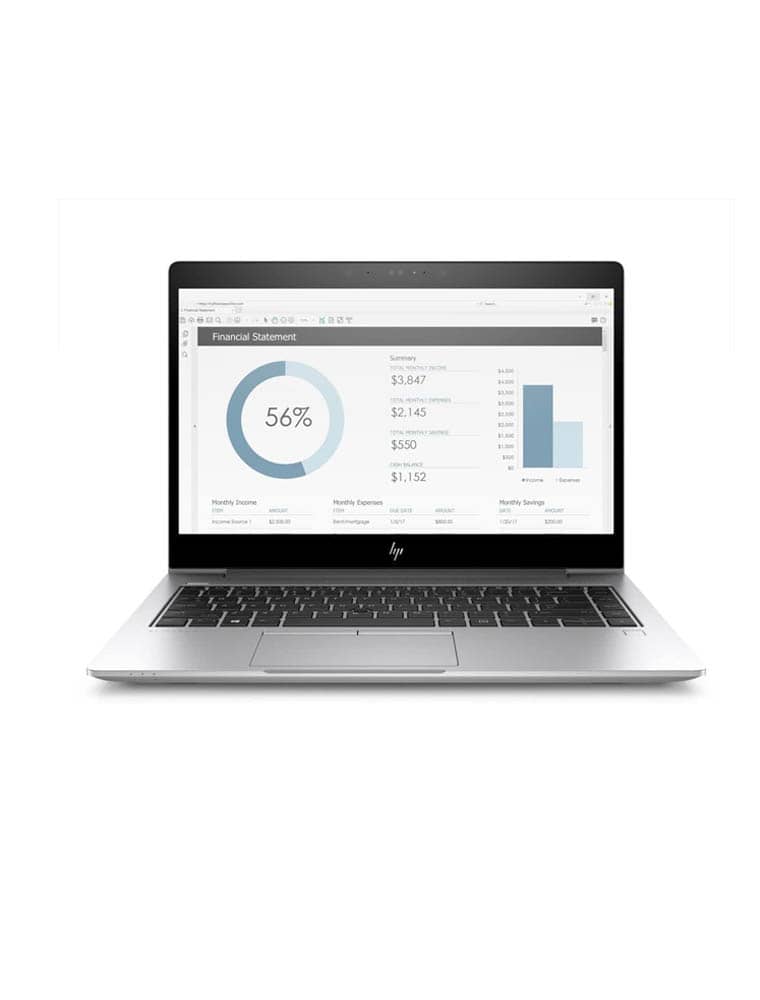 HP EliteBook 840 G5 Business Laptop, Intel Core i5-8th Gen CPU, 16GB DDR4 RAM, 256 GB SSD Hard, 14.1 inch Touchscreen Display, Windows 10 Pro - Renewed