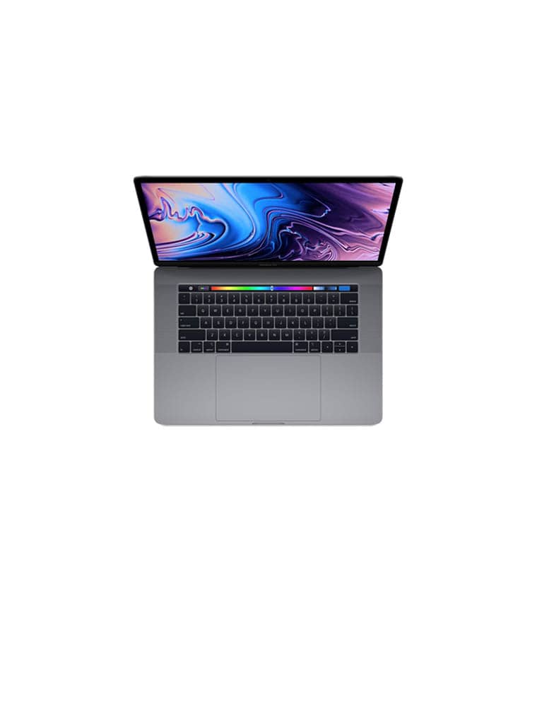 Apple MacBook Pro (2018)15-Inch, Intel Core i7, 2.6Ghz, 16GB, 512GB, 4GB GPU, Touch Bar, 4 Thunderbolt3 Ports,), Eng KB, Space Grey - Renewed