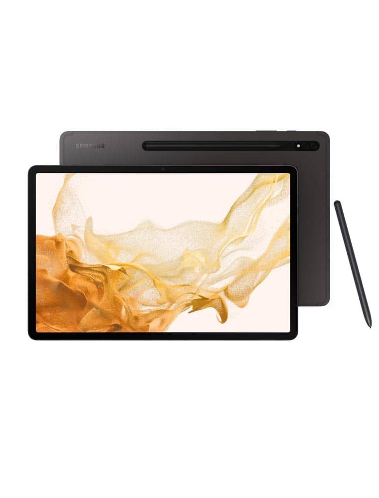 Samsung Galaxy Tab S8+ Android Tablet, 12.4” Large AMOLED Screen, 128GB Storage, Wi-Fi 6E, Ultra Wide Camera, S Pen Included, Long Lasting Battery, Graphite (USED) - Renewed